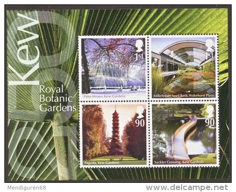 GB 2009 KEW ROYAL BOTANIC GARDENS MS MINT SG MS2941 MI B51-2772-75 SC SH2670 IV BF65-3159-62 - Fogli Completi