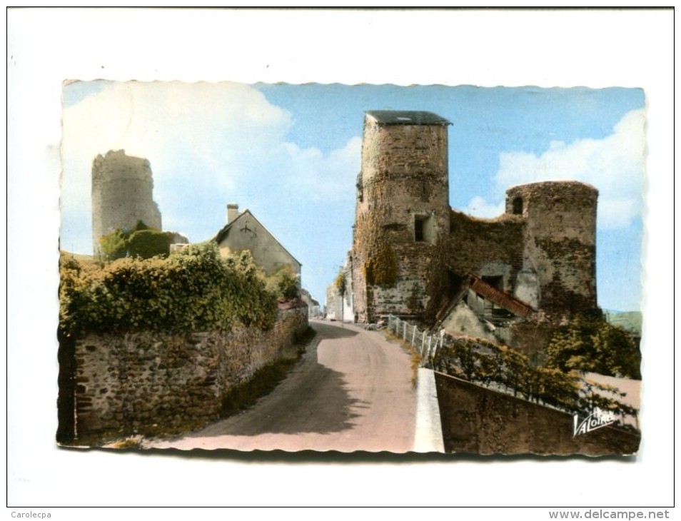 CP - MONDOUBLEAU (41) Le Donjon Et Les Remparts - Autres & Non Classés