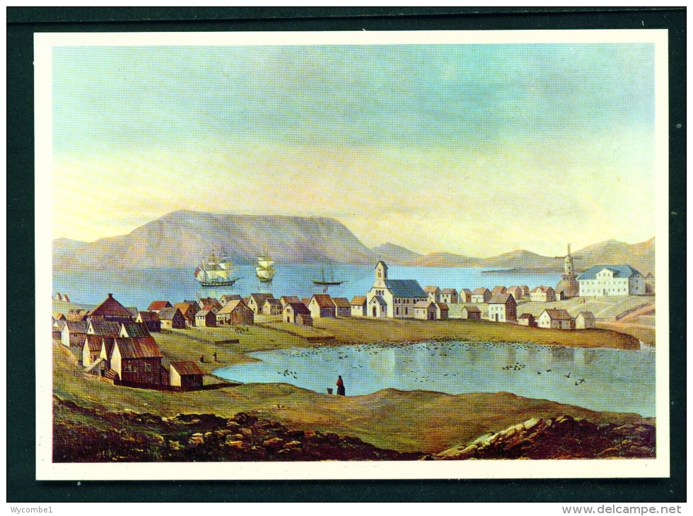 ICELAND  -  Reykjavik  Painting By Fowles In The National Museum  Unused Postcard As Scan - Iceland