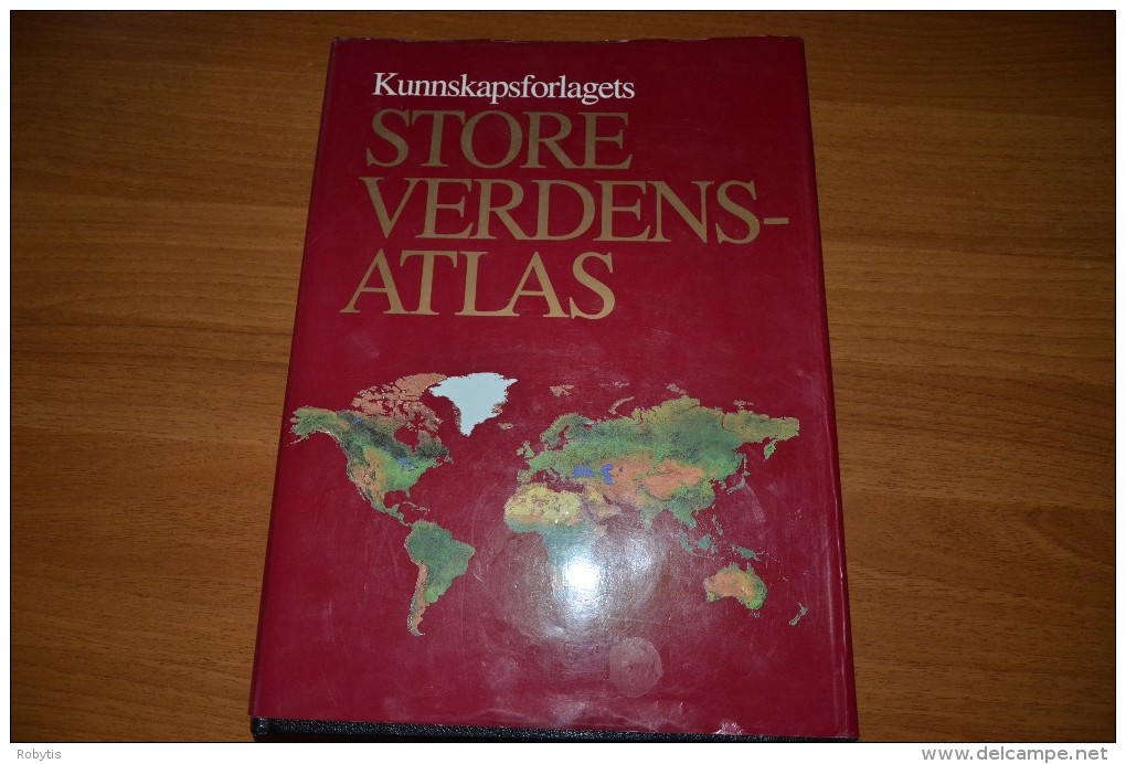 Norge Norway Book  ATLAS  MAPS FLAGS - Scandinavian Languages