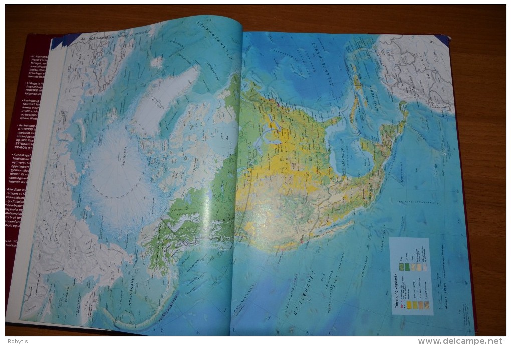 Norge Norway book  ATLAS  MAPS FLAGS