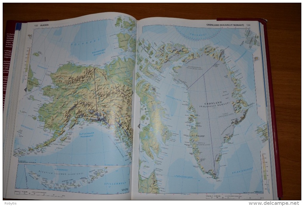 Norge Norway book  ATLAS  MAPS FLAGS