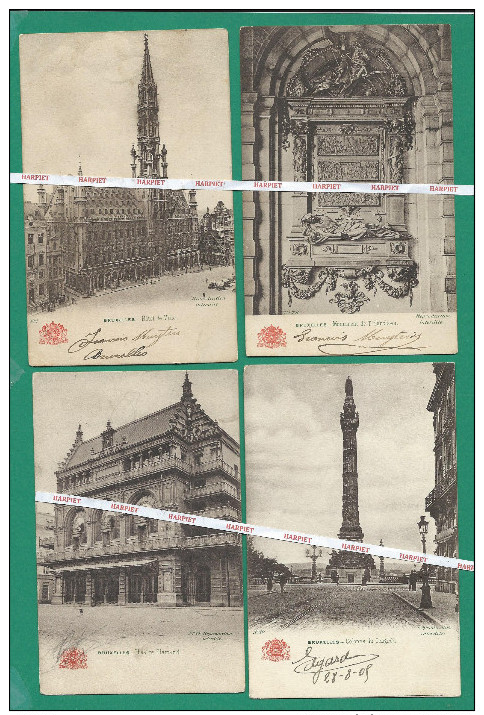 BRUXELLES -  Lot De 12 CPA Des Editions Grand Bazar Anspach - Lots, Séries, Collections