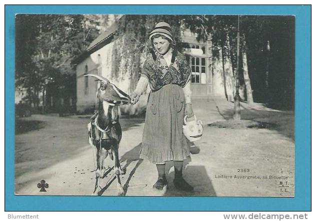 CPA 2363 - Métier Marchande De Lait - Laitière Auvergnate Et Sa Biquette Chèvre - Auvergne