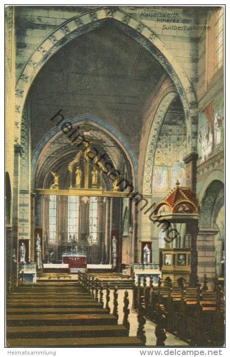 Kaiserswerth - Inneres Der Suitbertuskirche - Verlag Lorenz Apel Kaiserswerth - Duesseldorf