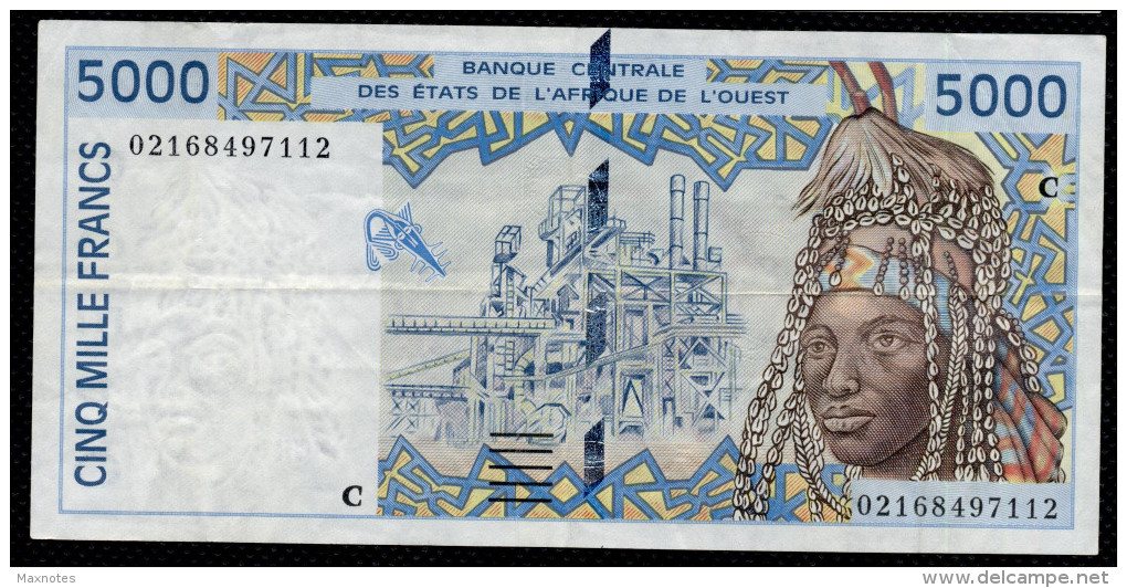 BURKINA FASO - UPPER VOLTA (West African States) 5000 Francs 2002- P313Cl - XF - 02168497112 - Burkina Faso