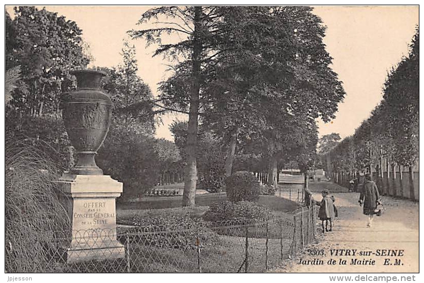 VAL DE MARNE  94  VITRY SUR SEINE   JARDIN DE LA MAIRIE - Vitry Sur Seine