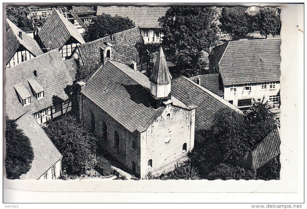 4542 TECKLENBURG, Kirche, Luftaufnahme - Steinfurt