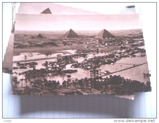 Egypte Egypt Pyramids Pyramides  And Water From Above - Pyramids