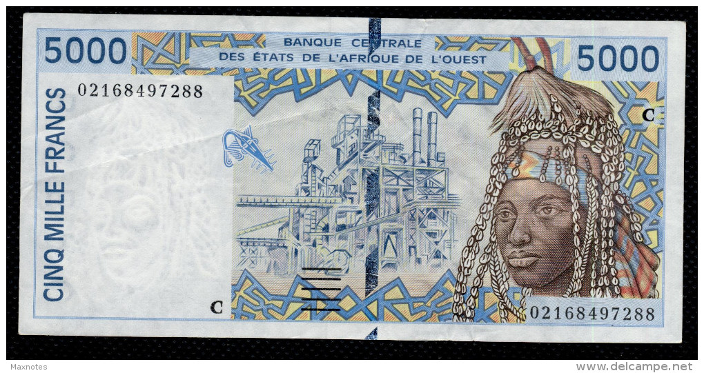 BURKINA FASO - UPPER VOLTA (West African States) 5000 Francs 2002- P313Cl - XF - 02168497288 - Burkina Faso