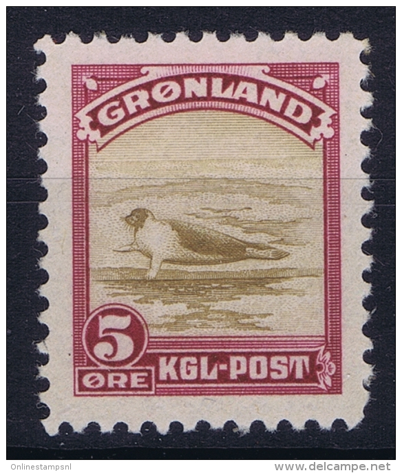 Greenland: Mi Nr 9 MNH/** Sans Charnière  Postfrisch  1945 - Unused Stamps