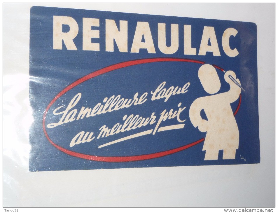 BUVARD COLLECTION   Peinture   RENAULAC - Pinturas