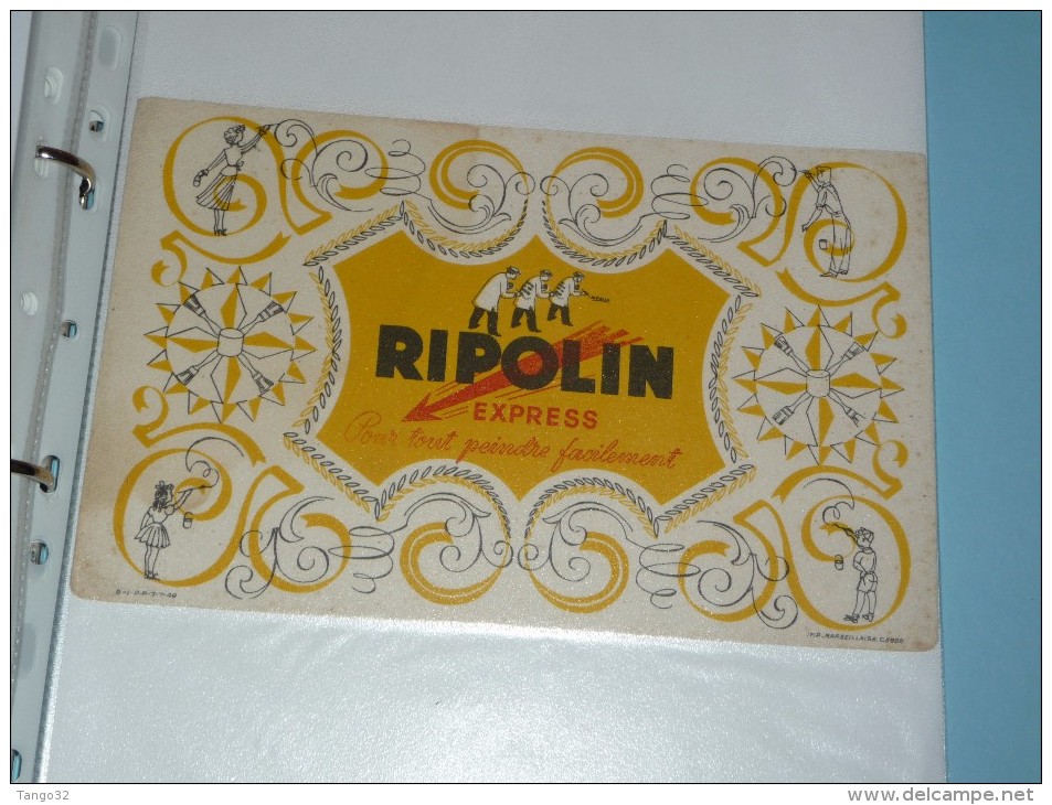 BUVARD COLLECTION   Peinture   RIPOLIN - Peintures