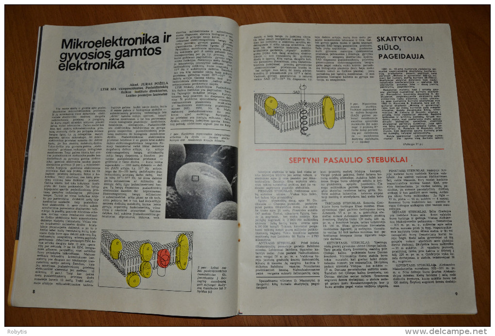 Litauen Lithuania Magazine Science And Life 1982 Nr.9 - Revues & Journaux