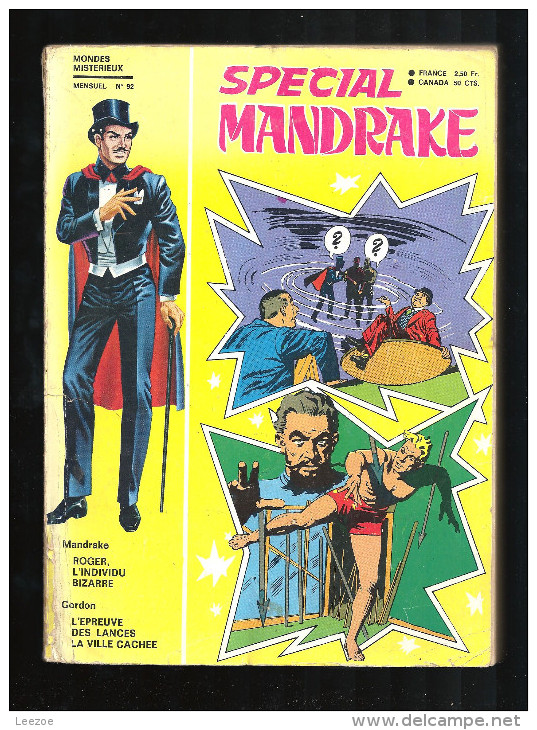 Mandrake Spécial (Album) : N° 20, Recueil 20 (92, 93, 94) - Mandrake