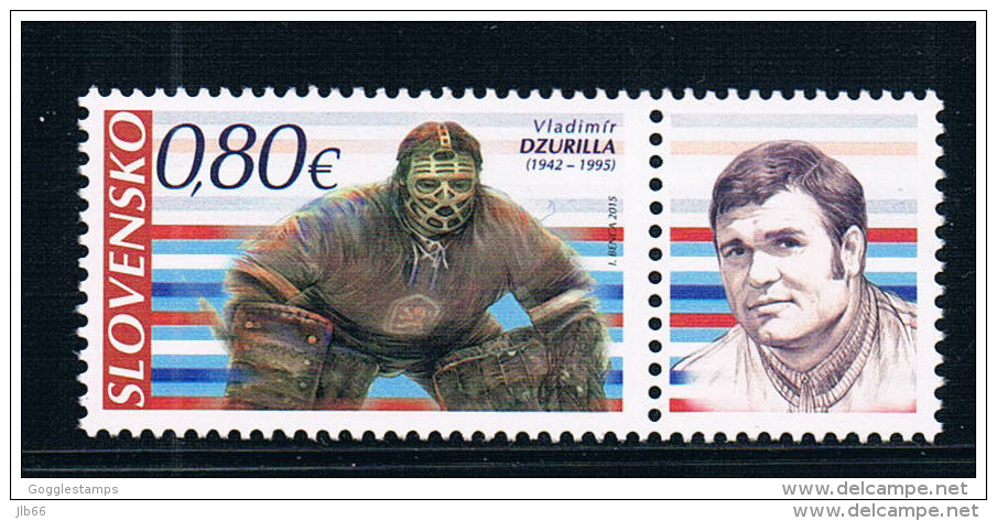 2015 YT 664 Gardien De Hockey Sur Glace V. Dzurilla / Goal Keaper Ice Hockey - Unused Stamps