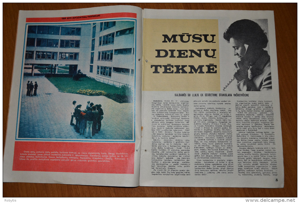 Litauen Lithuania Magazine Student 1980 Nr.10 - Magazines