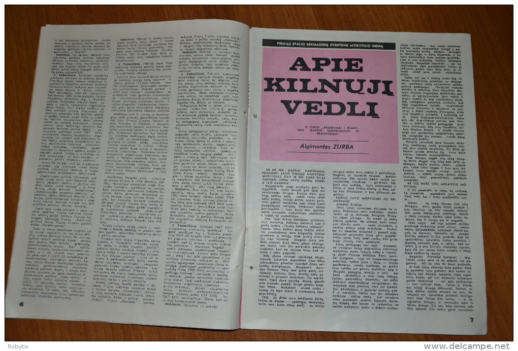 Litauen Lithuania Magazine Student 1980 Nr.10 - Zeitungen & Zeitschriften