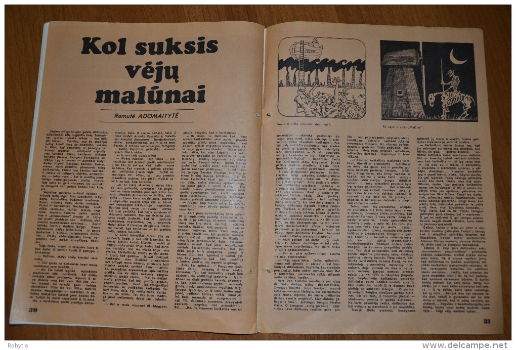 Litauen Lithuania Magazine Student 1980 nr.10