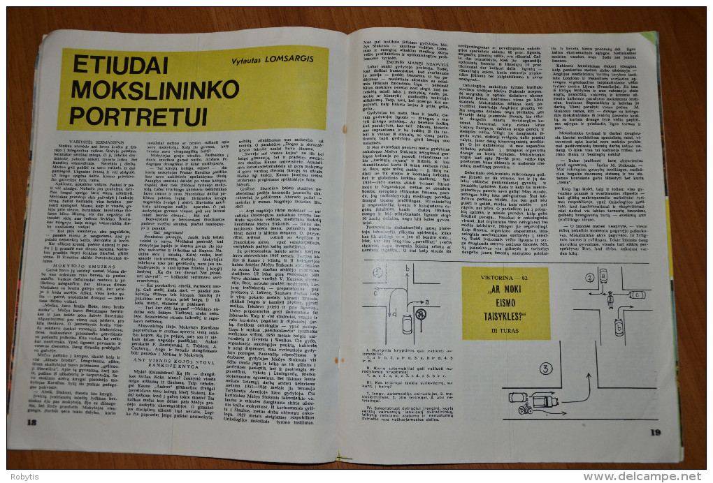 Litauen Lithuania Magazine Student 1982 Nr.8 - Zeitungen & Zeitschriften