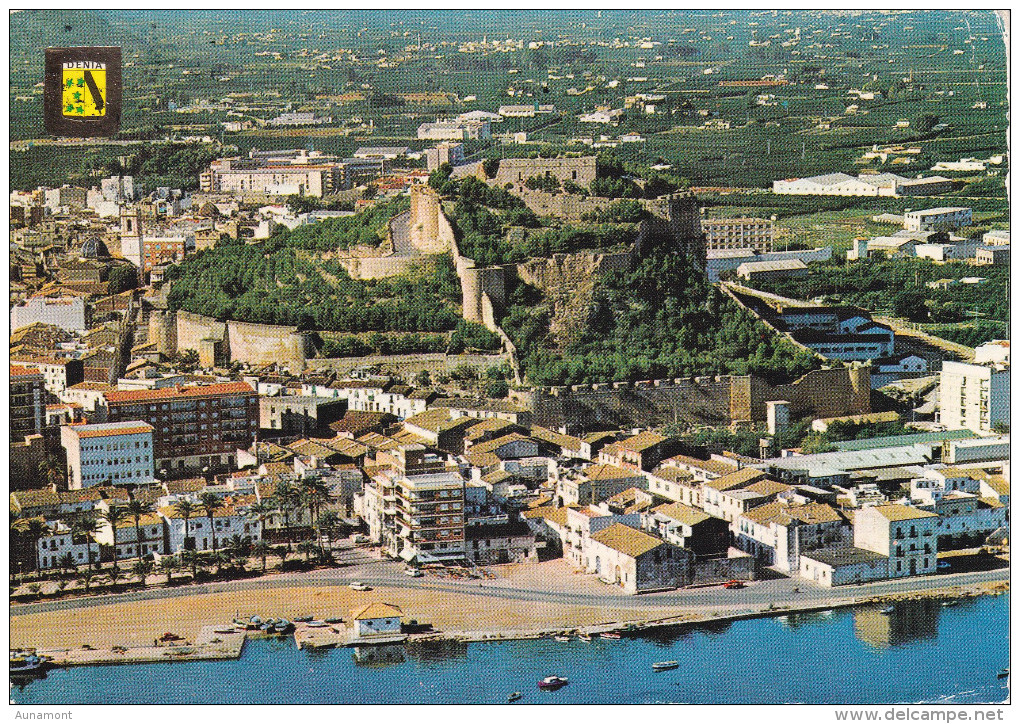 España--Alicante--1979--Denia--Vista Aerea  Y Castillo--a, Argenteuil, Francia - Castillos