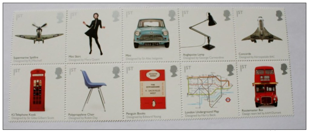 BRITISH DESIGN CLASSICS 2009 - Unused Stamps