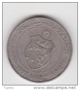 TUNISIA   1/2 DINAR ANNO 1997 - Tunisia