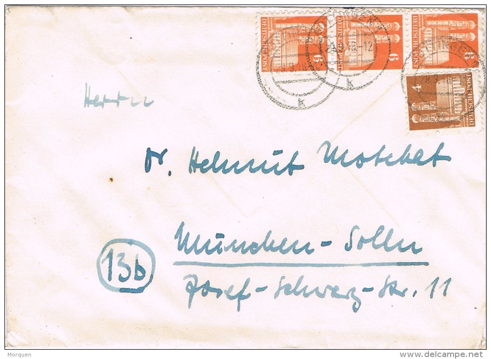 15508. Carta GOTTINGEN (Alemania Zona Ocupation Anglo Americain) - Sonstige & Ohne Zuordnung