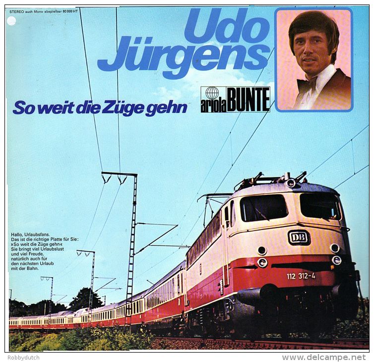 * LP *  UDO JÜRGENS - SO WEIT DIE ZÜGE GEHN (Germany 1973 EX-!!!) - Sonstige - Deutsche Musik