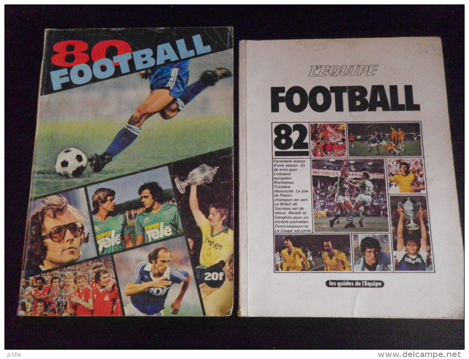 LES CAHIERS DE L'EQUIPE - FOOTBALL 80 & 82 - Livres