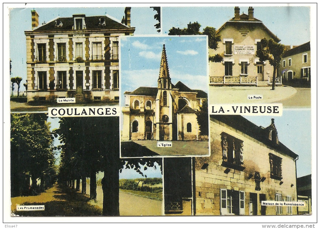 89  COULANGES  LA  VINEUSE   5  VUES - Coulanges La Vineuse