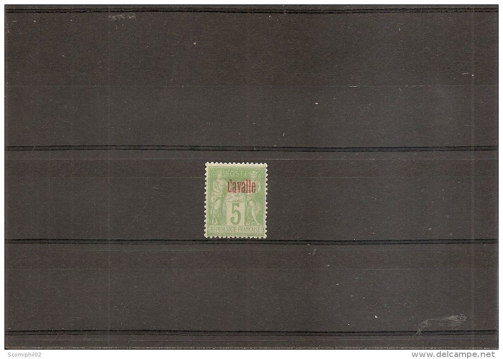 Cavalle ( 2 X -MH- Curiosité: C De Cavalle Coupé à Voir) - Unused Stamps