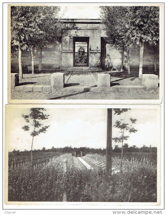 Duitsche Kriegerkerkhoven Langemarck - Zillebeke - Houthem - Lot Van 5 Kaarten ( 5 Scans ) - Langemark-Poelkapelle