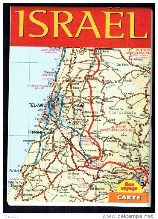 " ISRAËL ", Carte - 1/500.000 - Année 2000. - Kaarten & Atlas
