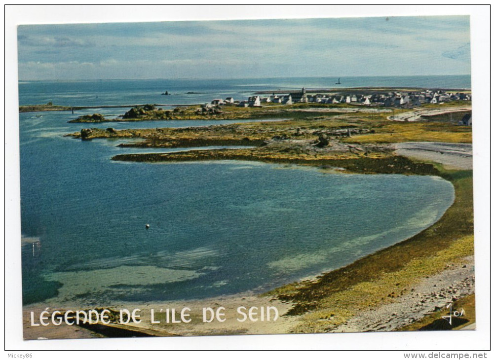 Ile De SEIN --1983--Vue Générale Aérienne... Au Dos Légende De L'ile De Sein,cpm N°4194 éd Jos - Ile De Sein