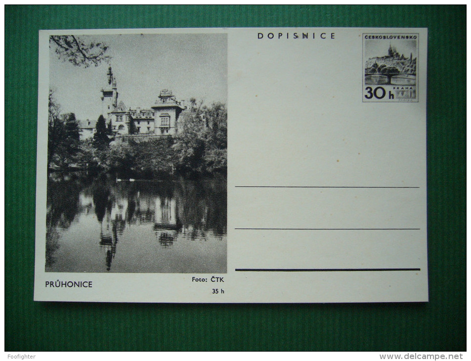 Czechoslovakia 1965: CDV 153-16 -  Postal Stationery Entier Ganzsache - Pruhonice Casle - Unused - Covers