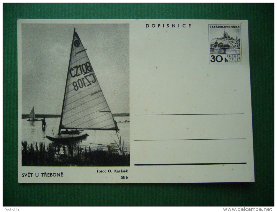 Czechoslovakia 1965: CDV 153-19 -  Postal Stationery Entier Ganzsache - Svet U Trebone (pond) - Unused - Enveloppes