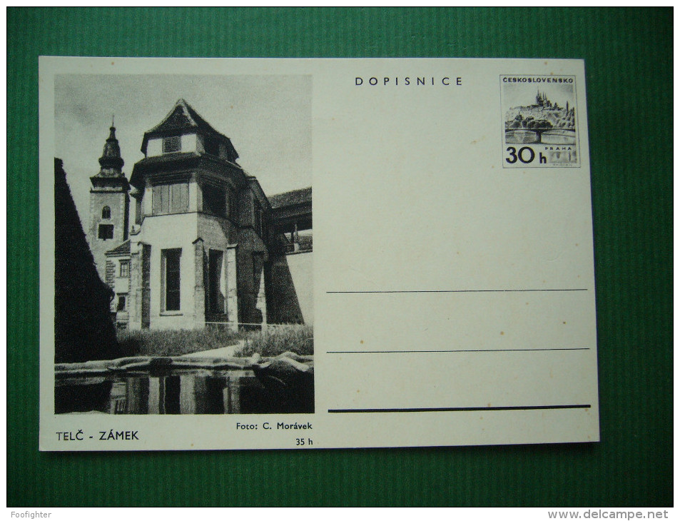 Czechoslovakia 1965: CDV 153-20 -  Postal Stationery Entier Ganzsache - Telc Castle - Unused - Covers