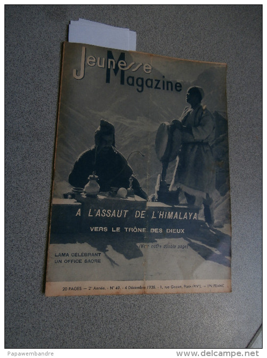 Jeunesse Magazine 49 (04/12/1938): Zimbabwe, Pellos, Curtiss XP37, Scout, Capon - 1900 - 1949