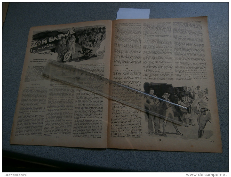 Jeunesse Magazine 49 (04/12/1938): Zimbabwe, Pellos, Curtiss XP37, scout, Capon