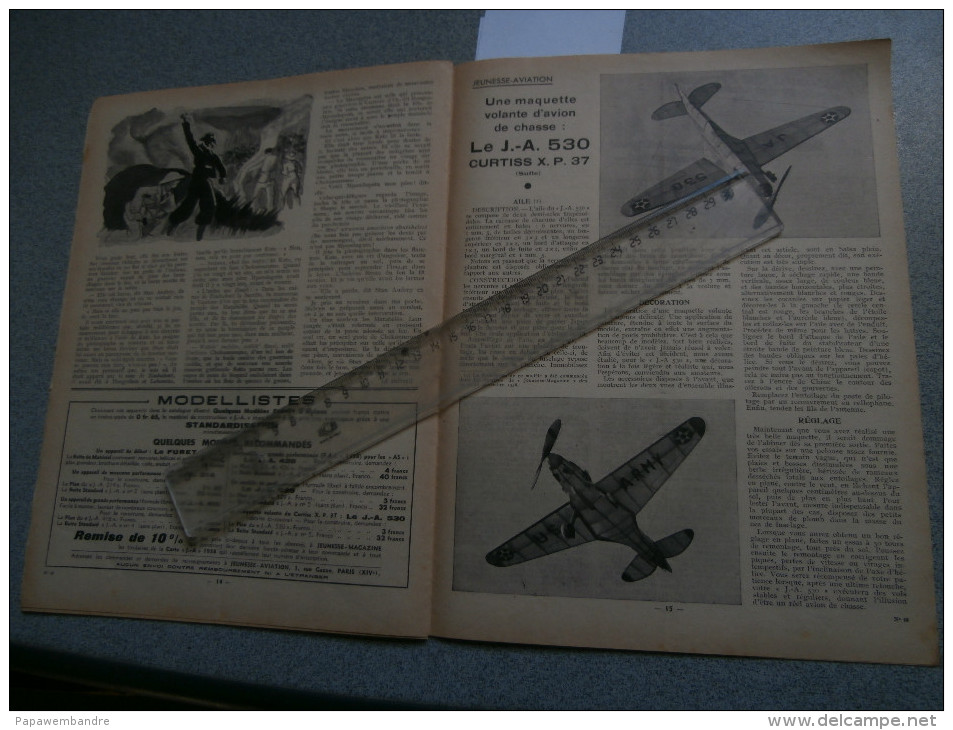 Jeunesse Magazine 49 (04/12/1938): Zimbabwe, Pellos, Curtiss XP37, scout, Capon