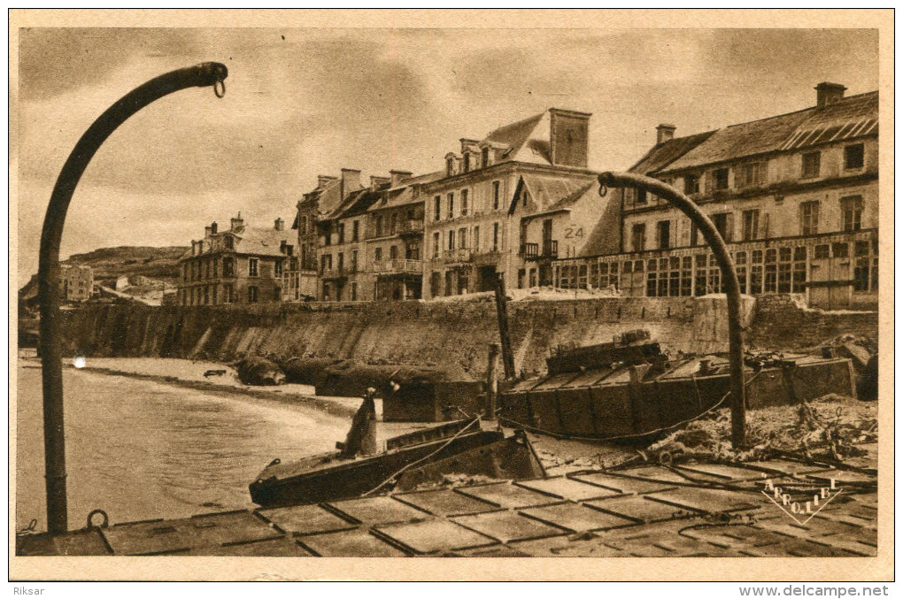 MILITAIRE(GUERRE 1939_45) ARROMANCHES LES BAINS - Oorlog 1939-45