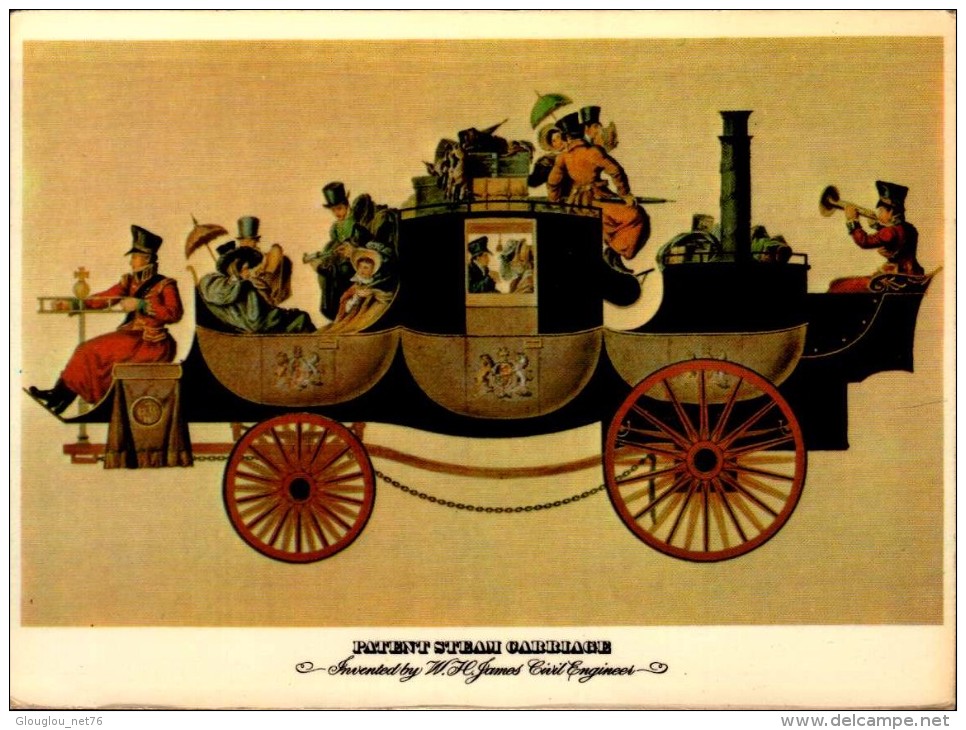 JAMES STEAM CARRIAGE....CPM - Pubblicitari