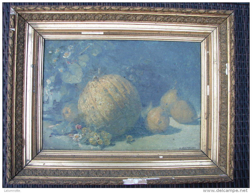 AF. Lot. 319. HST De Louis Dupuis 1842-1888. Nature Morte. - Huiles