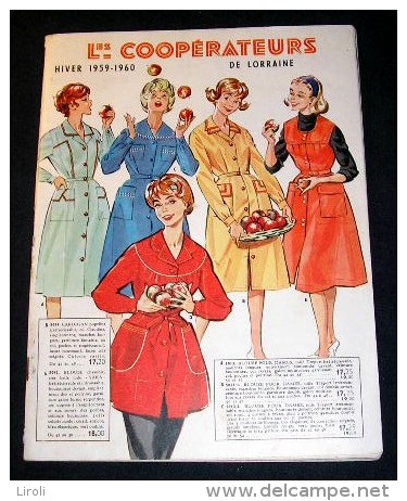 Catalogue. LES COOPERATEURS De Lorraine : HIVER 1959-1960 - Mode