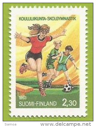 Finlande 1993 1200 ** Éducation Physique Gymnaste Et Footballeurs - Neufs