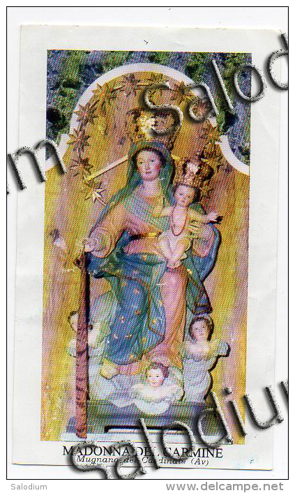 MADONNA DEL CARMINE - MUGNANO DEL CARDINALE - Santino - Holy Card - Images Religieuses