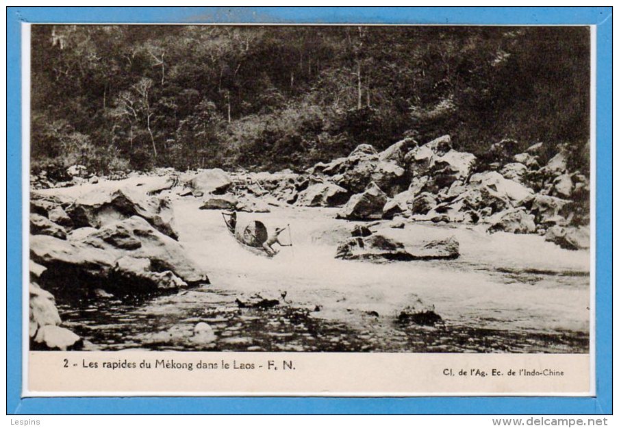 ASIE  - LAOS -- Les Rapides Du Mékong Dans Le - Laos