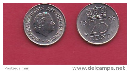 NEDERLAND, 1976, 1 Coin Of 25 Cent, Queen Juliana,   C3082 - 1948-1980 : Juliana