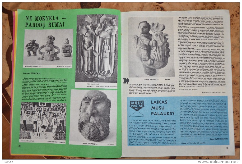 Litauen Lithuania Magazine Student 1988 Nr.1 Chess  Boxing - Zeitungen & Zeitschriften